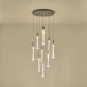Φωτιστικό κρεμαστό ARTE ILLUMINA VIAL 9φωτο με γυαλί 60W 7200lm 3000K Υ2430xΠ500xΜ500mm 