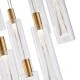Φωτιστικό κρεμαστό ARTE ILLUMINA VIAL 9φωτο με γυαλί 60W 7200lm 3000K Υ2430xΠ500xΜ500mm 