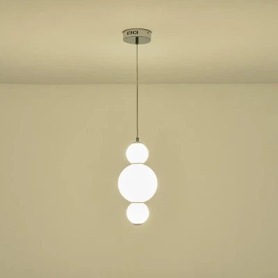 Φωτιστικό κρεμαστό Blossom LED 12,6W θερμό χρώμα φωτός 3000Κ 1440Lm Φ175x1940mm λευκό ARTE ILLUMINA 