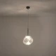 Κρεμαστό φωτιστικό στρόγγυλο LED 6W θερμό φως 3000K 600Lm Φ30 ασημί ARTE ILLUMINA PICADILLY 