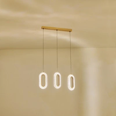 Φωτιστικό Κρεμαστό Arte Illumina Kriko Αλουμίνιο-Ακρυλικό 3Φωτο LED 26W 2254Lm 3000K 570x1290mm Ροζ-Χρυσό Φωτιστικό Κρεμαστό Arte Illumina Kriko Αλουμίνιο-Ακρυλικό 3Φωτο LED 26W 2254Lm 3000K 570x1290mm Ροζ-Χρυσό