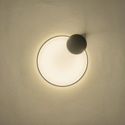 Απλίκα επίτοιχη αλουμινίου LED 40W θερμό χρώμα φωτός 3000Κ 3120lm1300x1385mm μαύρο - μπρονζέ χρώμα ARTE ILLUMINA AERO Απλίκα επίτοιχη αλουμινίου LED 40W θερμό χρώμα φωτός 3000Κ 3120lm1300x1385mm μαύρο - μπρονζέ χρώμα ARTE ILLUMINA AERO