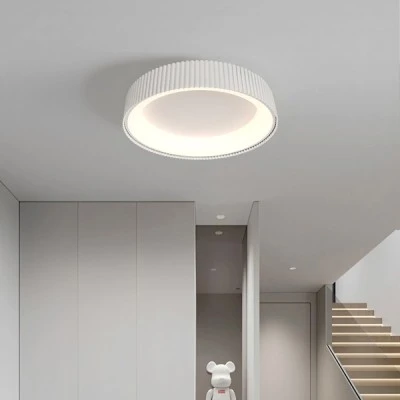 Πλαφονιέρα μεταλλική LED 30W θερμό χρώμα φωτός 3000K 2262Lm Φ460mm λευκό χρώμα ARTE ILLUMINA HALLO