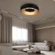 Πλαφονιέρα οροφής LED 20W θερμό χρώμα φωτός 3000K 1482lm με διάμετρο Φ400mm μαύρο - χρυσό ARTE ILLUMINA STIGMA