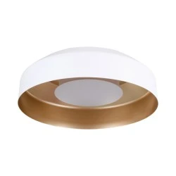 Φωτιστικό πλαφονιέρα LED 20W θερμό χρώμα φωτός 3000K 1482lm διάμετρος Φ400mm λευκό - χρυσό ARTE ILLUMINA STIGMA