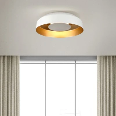 Φωτιστικό πλαφονιέρα LED 20W θερμό χρώμα φωτός 3000K 1482lm διάμετρος Φ400mm λευκό - χρυσό ARTE ILLUMINA STIGMA Φωτιστικό πλαφονιέρα LED 20W θερμό χρώμα φωτός 3000K 1482lm διάμετρος Φ400mm λευκό - χρυσό ARTE ILLUMINA STIGMA