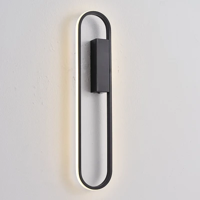 Απλίκα τοίχου αλουμινίου Arte Illumina Elix LED 11W θερμό 3000K 1430lm 100x500mm μαύρη Απλίκα τοίχου αλουμινίου Arte Illumina Elix LED 11W θερμό 3000K 1430lm 100x500mm μαύρη
