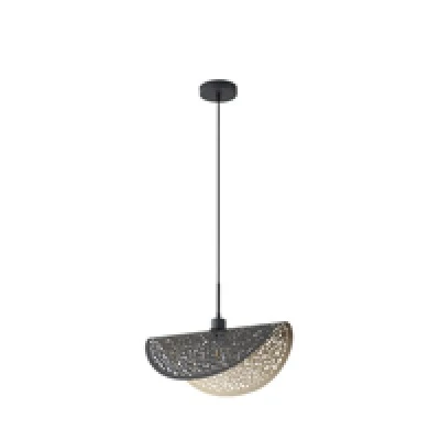 Φωτιστικό Κρεμαστό Μέταλλο Arte Illumina Galilea Μονόφωτο 1xE27 Max 15W 450x250x1680mm Μαύρο-Χρυσό
