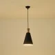 Φωτιστικό κρεμαστό ARTE ILLUMINA SIMPLO μεταλλικό σε μαύρο χρώμα 1XΕ27 MAX 15W Υ1380xΠ200Μx200mm 