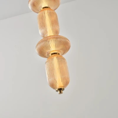 Κρεμαστό φωτιστικό γυαλί-μεταλλο Arte Illumina Verena LED 24W 1900lm θερμό 3000K 250x860x1460mm TRIAC dimming μελί Κρεμαστό φωτιστικό γυαλί-μεταλλο Arte Illumina Verena LED 24W 1900lm θερμό 3000K 250x860x1460mm TRIAC dimming μελί
