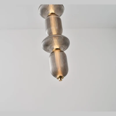 Κρεμαστό φωτιστικό γυαλί-μέταλλο Arte Ilumina Verena LED 24W 1900lm θερμό φως 3000K 250x860x1460mm TRIAC dimming φιμέ Κρεμαστό φωτιστικό γυαλί-μέταλλο Arte Ilumina Verena LED 24W 1900lm θερμό φως 3000K 250x860x1460mm TRIAC dimming φιμέ