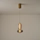 Κρεμαστό φωτιστικό γυαλί-μέταλλο Arte Illumina Verena LED 10W 800Lm θερμό λευκό 3000K 220x430x1450mm TRIAC dimming φιμέ 