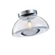 Φωτιστικό πλαφονιέρα από γυαλί με ντουί G9 max 25W 230x230x150mm ασημί ARTE ILLUMINA CLEAR