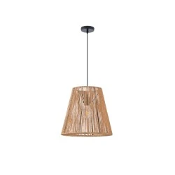 Φωτιστικό κρεμαστό ραττάν 1xE27 max 15W 380x1350mm καφέ χρώμα ARTE ILLUMINA VENTO