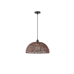 Φωτιστικό κρεμαστό ραττάν με ντουί 1xE27 max 15W 390x1270mm καφέ ARTE ILLUMINA VENTO