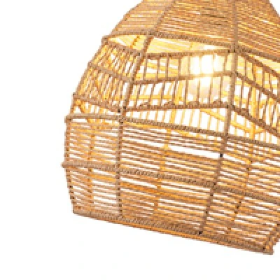 Φωτιστικό κρεμαστό Bamboo με ντουί 1xE27 max 40W 300x300x300mm καφέ φυσικό χρώμα ARTE ILLUMINA AITHRA Φωτιστικό κρεμαστό Bamboo με ντουί 1xE27 max 40W 300x300x300mm καφέ φυσικό χρώμα ARTE ILLUMINA AITHRA