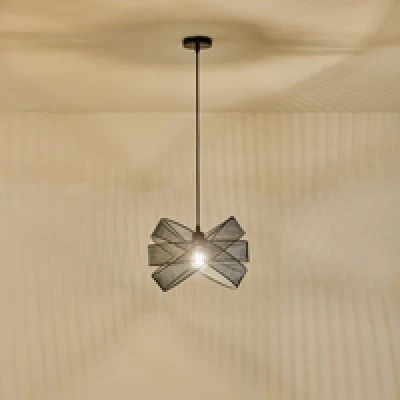 Φωτιστικό Κρεμαστό Μέταλλο Arte Illumina Oggi Μονόφωτο 1xE27 Max 15W Φ350x1270mm Μαύρο