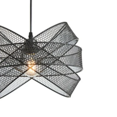 Φωτιστικό Κρεμαστό Μέταλλο Arte Illumina Oggi Μονόφωτο 1xE27 Max 15W Φ350x1270mm Μαύρο