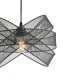 Φωτιστικό Κρεμαστό Μέταλλο Arte Illumina Oggi Μονόφωτο 1xE27 Max 15W Φ350x1270mm Μαύρο