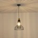 Μεταλλικό κρεμαστό φωτιστικό ARTE ILLUMINA TASSEL μονόφωτο με ντουί 1XE27 260x260x1370mm μαύρο χρώμα