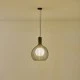 Φωτιστικό Κρεμαστό Μέταλλο Arte Illumina Airy Μονόφωτο 1xE27 Max 15W Φ340x1520mm Μαύρο-Λευκό