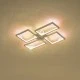 Φωτιστικό οροφής αλουμινίου LED 36W θερμό 3000K 900lm 450x580x55mm μαύρο ARTE ILLUMINA SQUARE