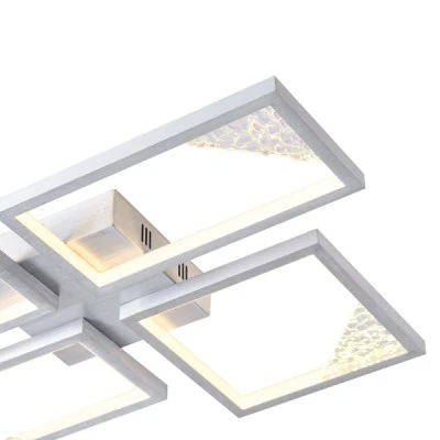 Φωτιστικό οροφής αλουμινίου LED 36W θερμό 3000K 900lm 450x580x55mm μαύρο ARTE ILLUMINA SQUARE
