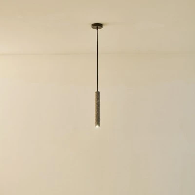Φωτιστικό κρεμαστό από τσιμέντο LED 3W 45X45X300mm γκρι χρώμα ARTE ILLUMINA SALPICO IP20