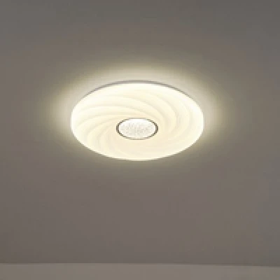 Πλαφονιέρα πλαστική LED 60W 5580Lm 3CCT 3000-4000-6500K Φ480x75mm λευκό χρώμα ARTE ILLUMINA TRIANO