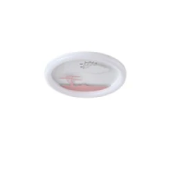 Πλαφονιέρα LED 60W με δεντράκι και σύννεφο Φ50 6120Lm 3CCT 3000-4000-6500K 480x65mm λευκό-ροζ χρώμα ARTE ILLUMINA ALEGRE