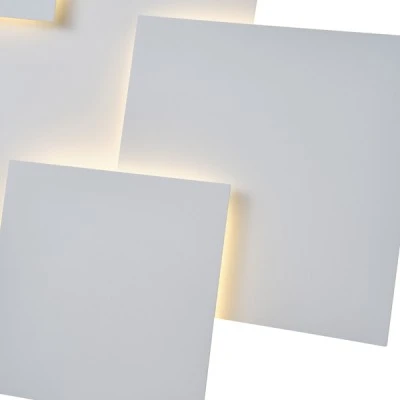 Φωτιστικό τοίχου THALIA μεταλλικό LED 30W 2600Lm θερμό χρώμα φωτός 3000Κ 550x550mm λευκό ARTE ILLUMINA