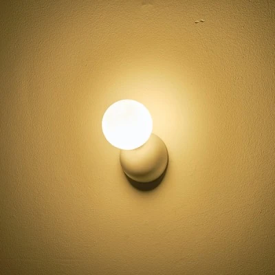 Απλίκα μεταλλική τοίχου με ντουί G9 max 25W με διάσταση 100x120mm λευκό χρώμα ARTE ILLUMINA TERPSI