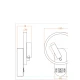 Απλίκα ανάγνωσης διπλού φωτισμού Arte Illumina Forma LED 3+10W 150+350lm 3000K με USB Type-C μαύρη Απλίκα ανάγνωσης διπλού φωτισμού Arte Illumina Forma LED 3+10W 150+350lm 3000K με USB Type-C μαύρη
