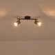 Σποτ μεταλλικό δίφωτο 2XGU10 Max 7W 300X80X155mm μαύρο χρώμα ARTE ILLUMINA OLYMP