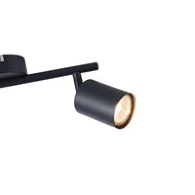 Σποτ μεταλλικό δίφωτο 2XGU10 Max 7W 300X80X155mm μαύρο χρώμα ARTE ILLUMINA OLYMP