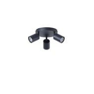 Σποτ μεταλλικό 3φωτο με ντουί 3XGU10 Max 7W Φ180X135mm μαύρο χρώμα ARTE ILLUMINA OLYMP