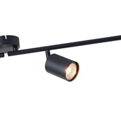 Σποτ μεταλλικό 4φωτο για λάμπες GU10 Max 7W 790X80X165mm μαύρο χρώμα ARTE ILLUMINA OLYMP IP20