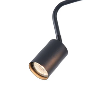 Σποτ φωτιστικό μεταλλικό 3φωτο με ντουί 3XGU10 Max 7W 500X90X230mm μαύρο χρώμα ARTE ILLUMINA OLYMP