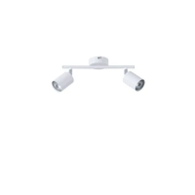 Σποτ φωτιστικό μεταλλικό δίφωτο 2XGU10 Max 7W 300X80X155mm λευκό χρώμα ARTE ILLUMINA OLYMP