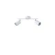 Σποτ φωτιστικό μεταλλικό δίφωτο 2XGU10 Max 7W 300X80X155mm λευκό χρώμα ARTE ILLUMINA OLYMP