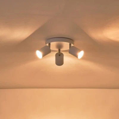 Φωτιστικό σποτ μεταλλικό 3φωτο με ντουί 3XGU10 Max 7W Φ180X135mm λευκό χρώμα ARTE ILLUMINA OLYMP