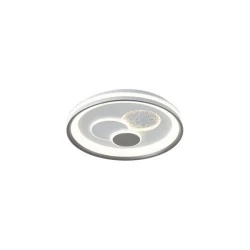 Φωτιστικό οροφής LED 60W 1000Lm Φ50 & Φ60 2CCT 3000-4000K 510x75mm λευκό Moon Light Arte Illumina Alegre