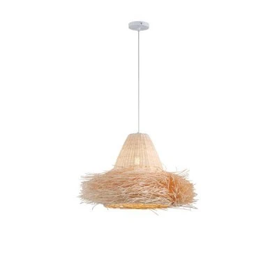 Φωτιστικό κρεμαστό Bamboo Rattan μεταλλικό με ντουί 1xE27 max 40W 560x560x330mm ARTE ILLUMINA SISAL