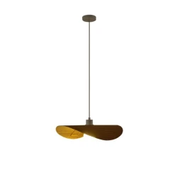 Φωτιστικό κρεμαστό μονόφωτο 1xE27 max 15W 450.5x420x1950mm φυσικό χρώμα από bamboo ARTE ILLUMINA Sude IP20