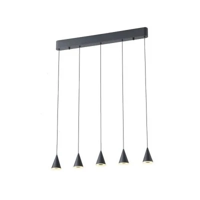 Φωτιστικό κρεμαστό LED 25W θερμό χρώμα φωτός 3000K 680X1200mm μαύρο ARTE ILLUMINA CAMPANELLE Φωτιστικό κρεμαστό LED 25W θερμό χρώμα φωτός 3000K 680X1200mm μαύρο ARTE ILLUMINA CAMPANELLE