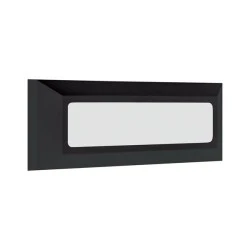 Φωτιστικού τοίχου Led slim PRO 4W IP65 230V 3CCT με επιλογή χρώματος 2700K-6500K σε μαύρο χρώμα
