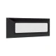 Φωτιστικού τοίχου Led slim PRO 4W IP65 230V 3CCT με επιλογή χρώματος 2700K-6500K σε μαύρο χρώμα