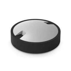 Πλαφονιέρα στρόγγυλη LED Φ22cm με λευκό- μαύρο χρώμα 18W ενδιάμεσο χρώμα φωτός 4000Κ 1350lm IP65