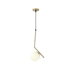 ΦΩΤΙΣΤΙΚΟ ΚΡΕΜΑΣΤΟ ΓΥΑΛΙ 1XE27 MAX 40W 220X150X1460mm ΛΕΥΚΟ ARTE ILLUMINA ORBA