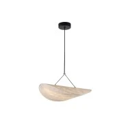 Φωτιστικό Κρεμαστό Tyvek Arte Illumina Nefi Μονόφωτο LED 12W 540Lm 3000K Φ500mm Λευκό